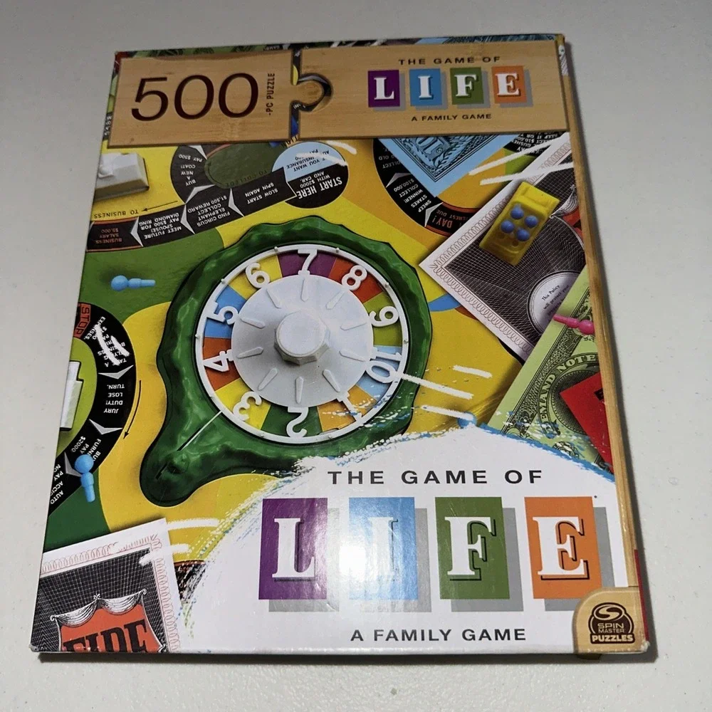 The Game Of Life Spin Master Puzzles‎ 500 Piece 24x18
